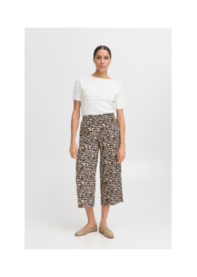 b.young Falakka Crop Pant in Leopard by b.young