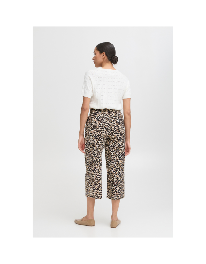 b.young Falakka Crop Pant in Leopard by b.young