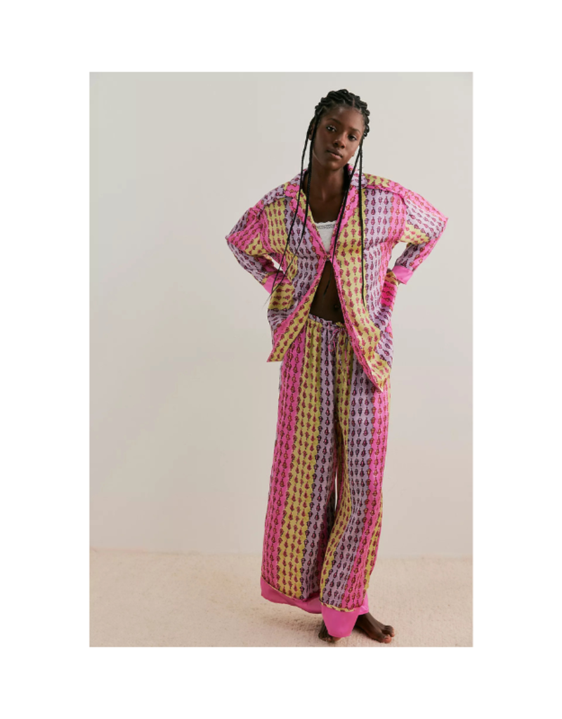Free People Dreamy Days Pajama Set in Frenzy Combo by Free People