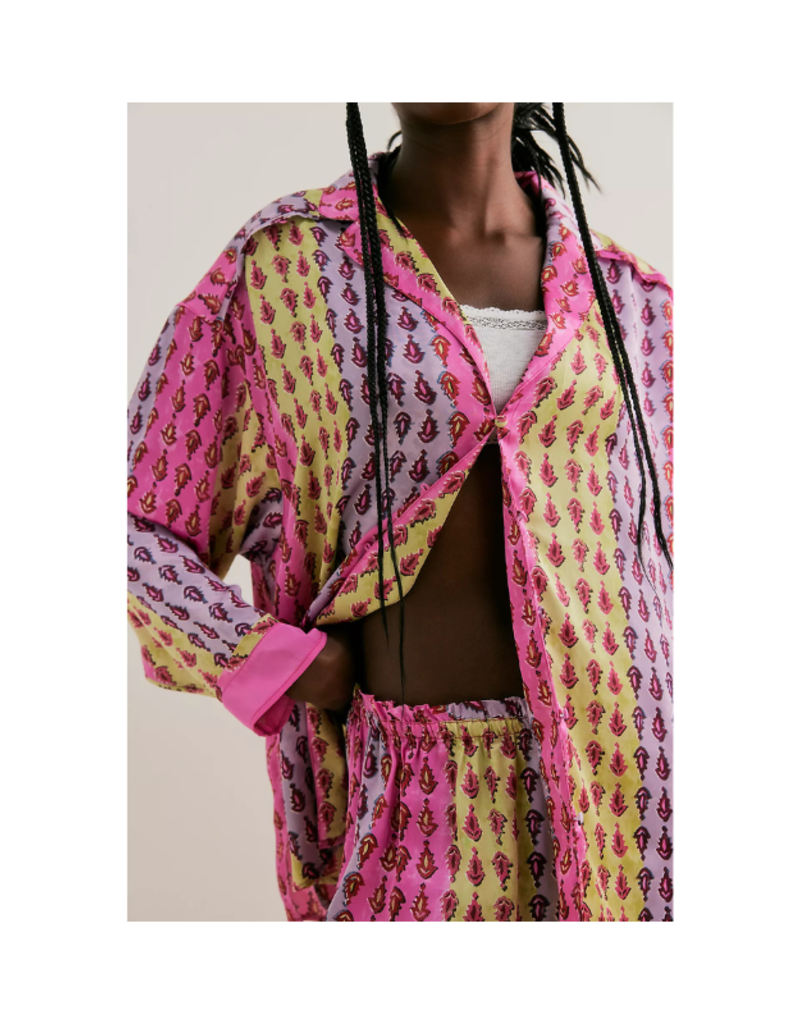 Free People Dreamy Days Pajama Set in Frenzy Combo by Free People