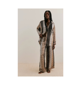Free People Dreamy Days Pajama Set in Neutral Combo by Free People