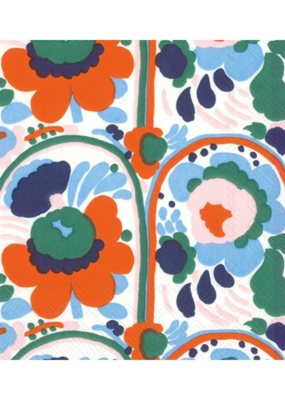 KARUSELLI Orange Marimekko Lunch Napkins
