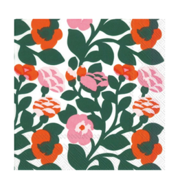 GREEN ORANGE Marimekko Lunch Napkins