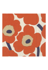 UNIKKO Cream Red Marimekko Cocktail Napkins