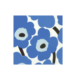 UNIKKO Blue Marimekko Cocktail Napkins