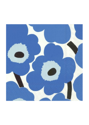 UNIKKO Blue Marimekko Cocktail Napkins