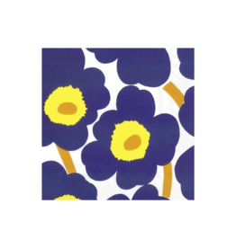 UNIKKO Dark Blue Marimekko Cocktail Napkins