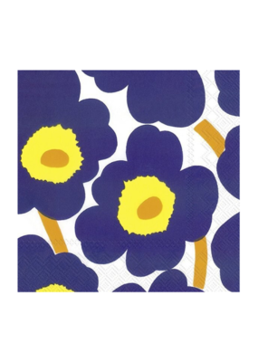 UNIKKO Dark Blue Marimekko Cocktail Napkins
