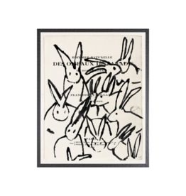 Celadon Art Parisienne Page Black XI 17"x21"