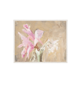 Celadon Art Raw Canvas Series - Orchid 12"x10"