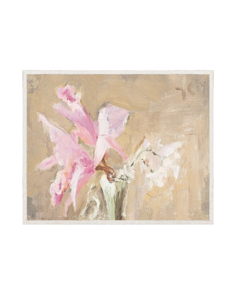 Celadon Art Raw Canvas Series - Orchid 12"x10"