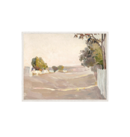 Celadon Art Raw Canvas Series - Eastern View 12"x10"