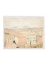 Celadon Art Raw Canvas Series - View from the Balcony 12"x10"