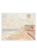 Celadon Art Raw Canvas Series - Pastel Palm II 12"x10"
