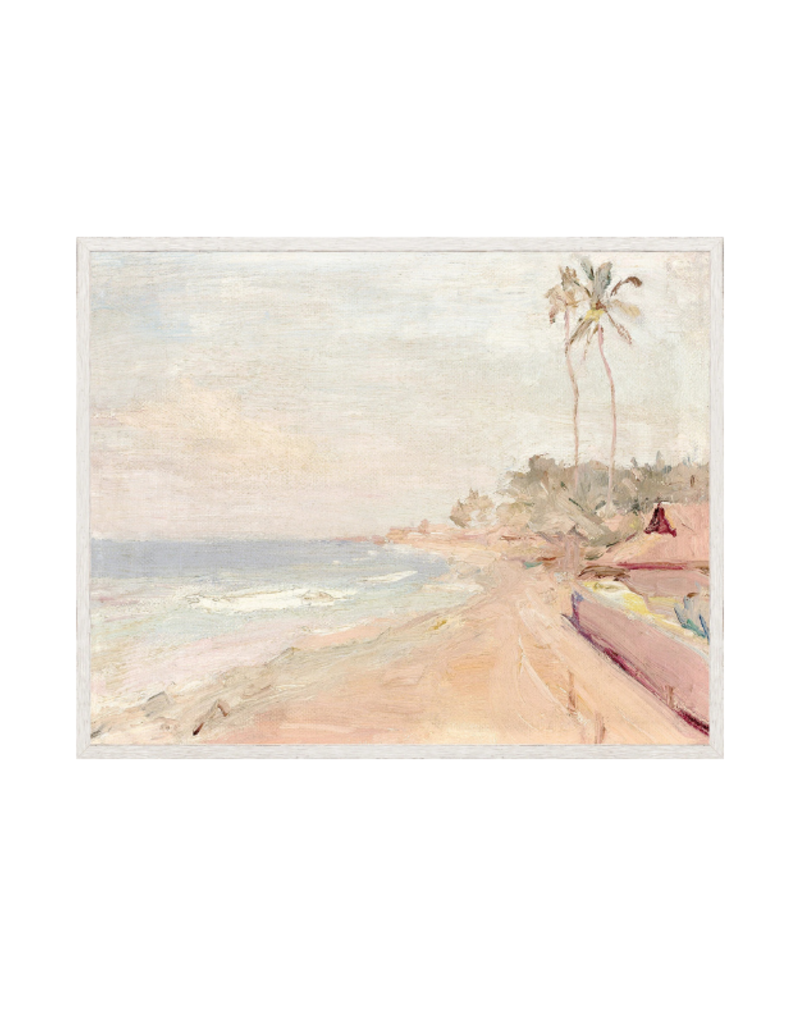 Celadon Art Raw Canvas Series - Pastel Palm II 12"x10"