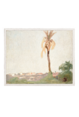 Celadon Art Raw Canvas Series - Pastel Palm I 12"x10"