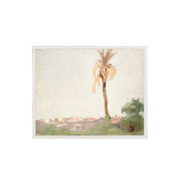 Celadon Art Raw Canvas Series - Pastel Palm I 12"x10"