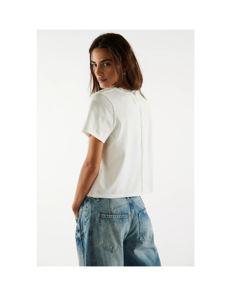 Free People Everyday Tee in Clean Ivory by Free People