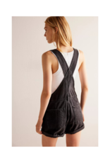 Free People LAST ONE - XS - Ziggy Shortalls in Mineral Black by Free People