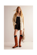Free People LAST ONE - XS - Ziggy Shortalls in Mineral Black by Free People