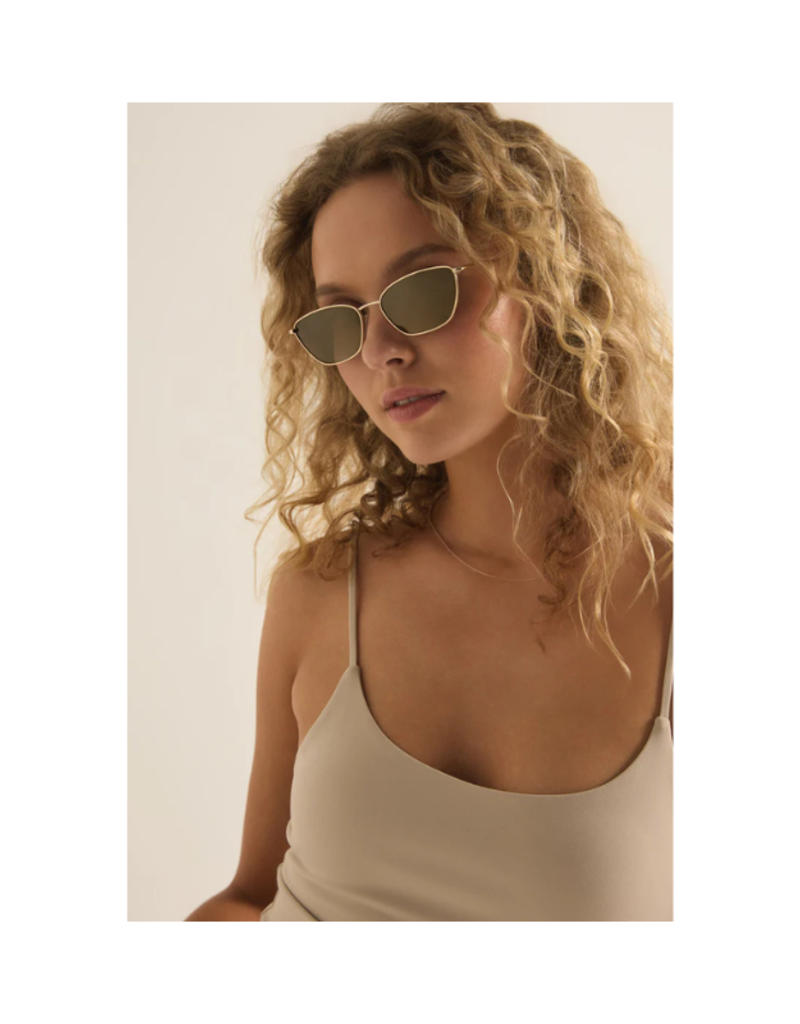 Z Supply Catwalk Gold Bronze Sunglasses by Z Supply