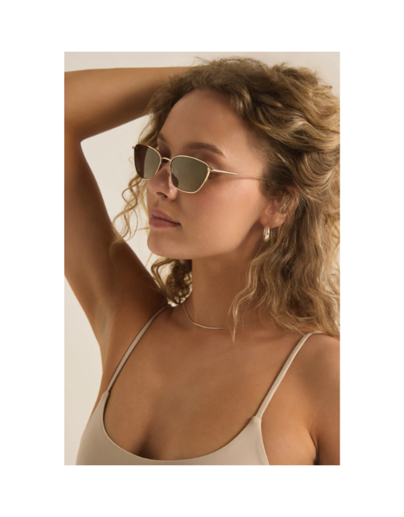 Z Supply Catwalk Gold Bronze Sunglasses by Z Supply