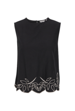 b.young Ibono Sleeveless Blouse in Black by b.young
