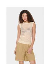 Saint Tropez Keiry Knit Vest in Creme by Saint Tropez