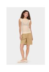 Saint Tropez Keiry Knit Vest in Creme by Saint Tropez