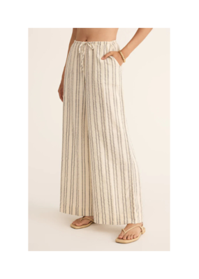 Z Supply Soleil Stripe Pant in Sea Salt by Z Supply