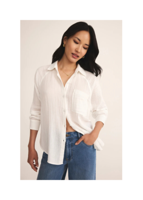Z Supply The Perfect Airy Top in White by Z Supply