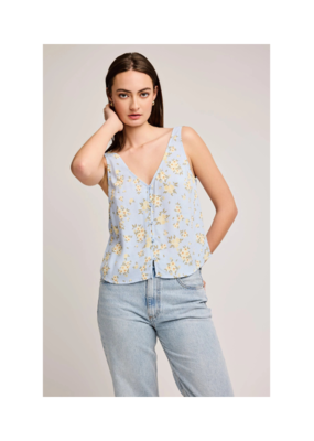 Gentle Fawn Celeste Top in Sky Floral by Gentle Fawn