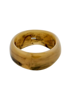 PILGRIM Aase Bangle in Green by Pilgrim