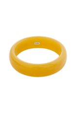 PILGRIM Aase Bangle in Yellow by Pilgrim