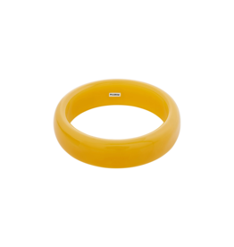 PILGRIM Aase Bangle in Yellow by Pilgrim