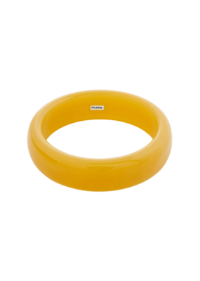 PILGRIM Aase Bangle in Yellow by Pilgrim