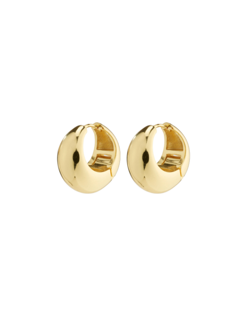 PILGRIM Ioanna Chunky Hoops in Gold by Pilgrim