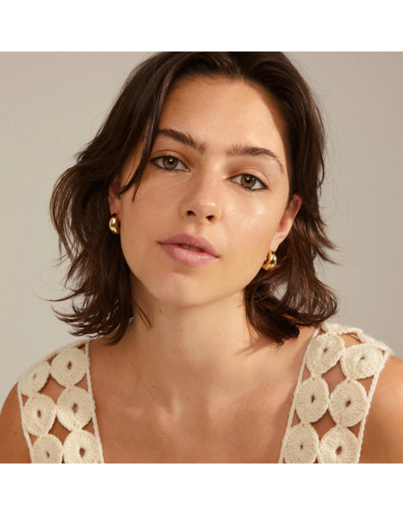 PILGRIM Ioanna Chunky Hoops in Gold by Pilgrim