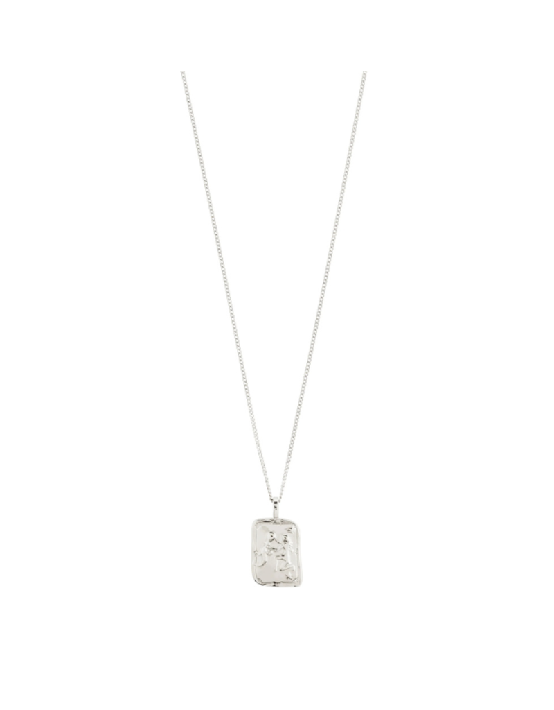 PILGRIM Zodiac Necklace in Silver by Pilgrim