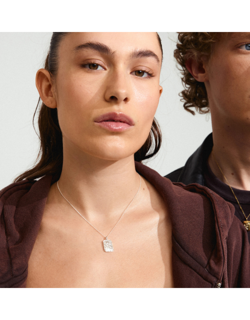 PILGRIM Zodiac Necklace in Silver by Pilgrim