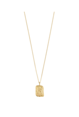 PILGRIM Waterproof Zodiac Necklace in Gold by Pilgrim