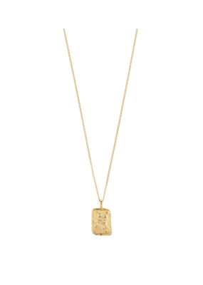 PILGRIM Waterproof Zodiac Necklace in Gold by Pilgrim