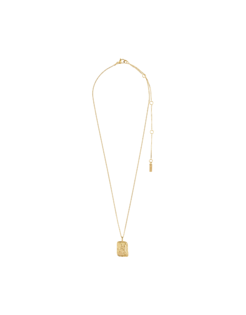 PILGRIM Waterproof Zodiac Necklace in Gold by Pilgrim