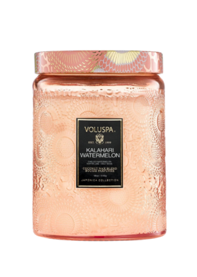 Voluspa 18oz Large Jar Candle in Kalahari Watermelon by Voluspa