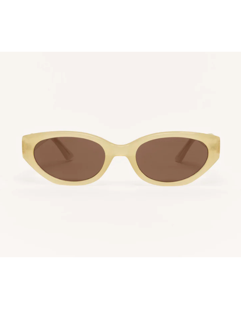 Z Supply Heatwave Sunglasses in Lemoncello Brown by Z Supply