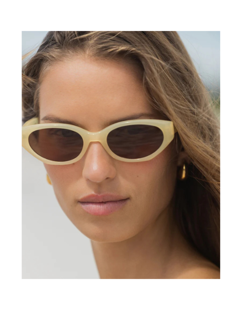 Z Supply Heatwave Sunglasses in Lemoncello Brown by Z Supply