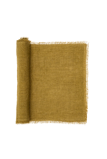 Indaba Trading Lina Linen Runner Cumin