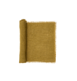 Indaba Trading Lina Linen Runner Cumin