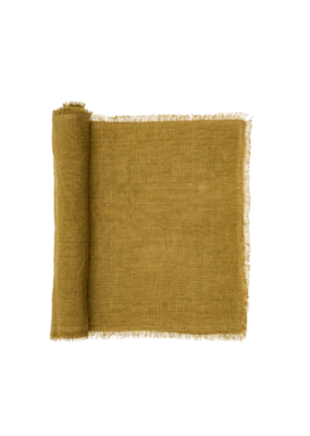 Indaba Trading Lina Linen Runner Cumin