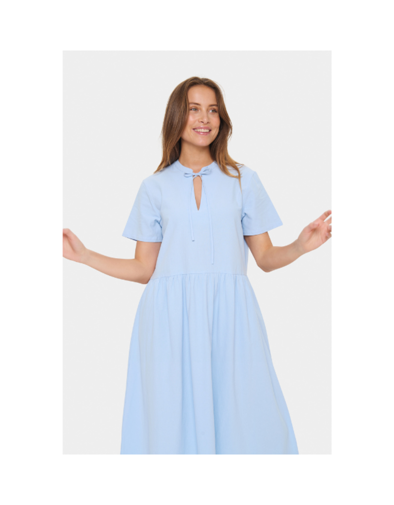 Saint Tropez Kalinda Short Sleeve Maxi Dress by Saint Tropez